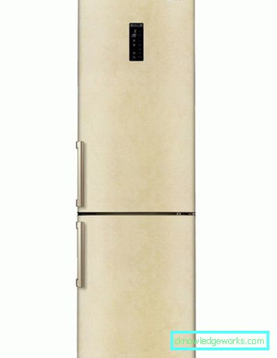 Beige LG -jääkaappi Beige LG -jääkaappi