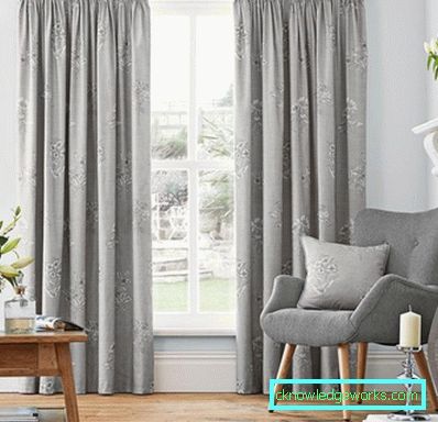 Harmaat verhot sisätiloissa - 100 parasta valokuvaa modernista designista
