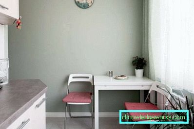 Keittiösuunnittelu yhden huoneen huoneistossa