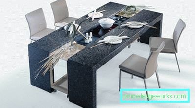 Designer-keittiön pöydät