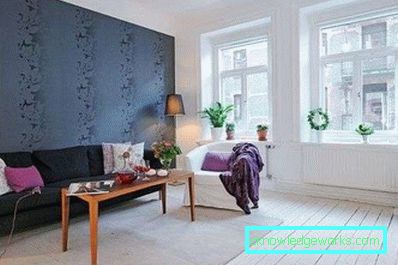 Skandinaavisen tyylin olohuone - 50 sisätilaa