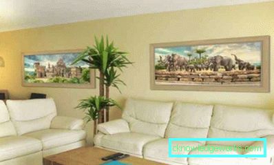 Olohuoneen sisätilat 18 m² Hruštšovissa