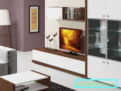 Modulaarinen olohuonekalusteet moderniin tyyliin - design-valokuvat