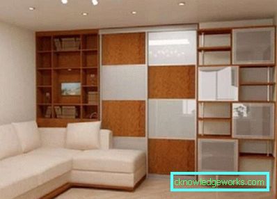 Olohuoneessa oleva vaatekaappi - design-kuvia