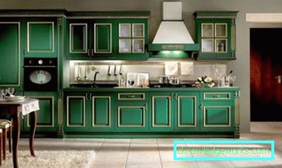 Vihreä keittiö - kuva sisätiloissa